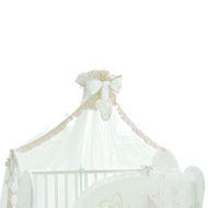 Baldachin cu plasa de insecte My Love White Platinum